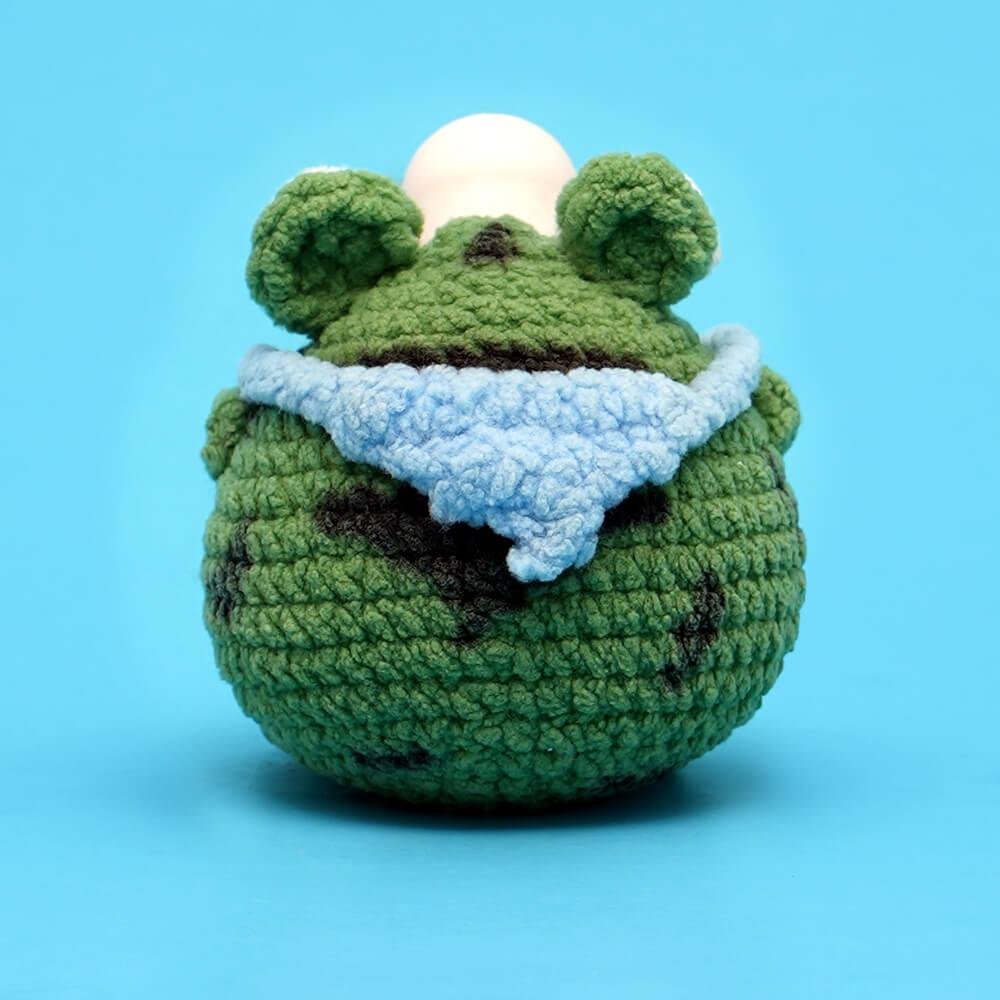 Press Bubble Frog Animal Beginner Crochet Kit - Image 5