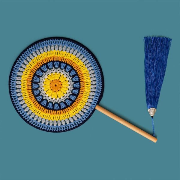 Starry Night Circular Fan Crochet Kit
