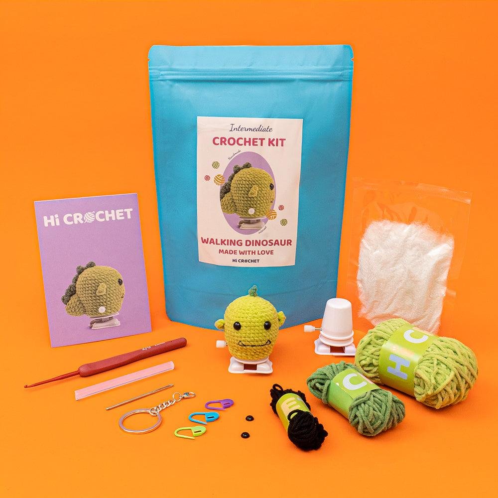Cute Walking Dinosaur Crochet Kit - Image 2