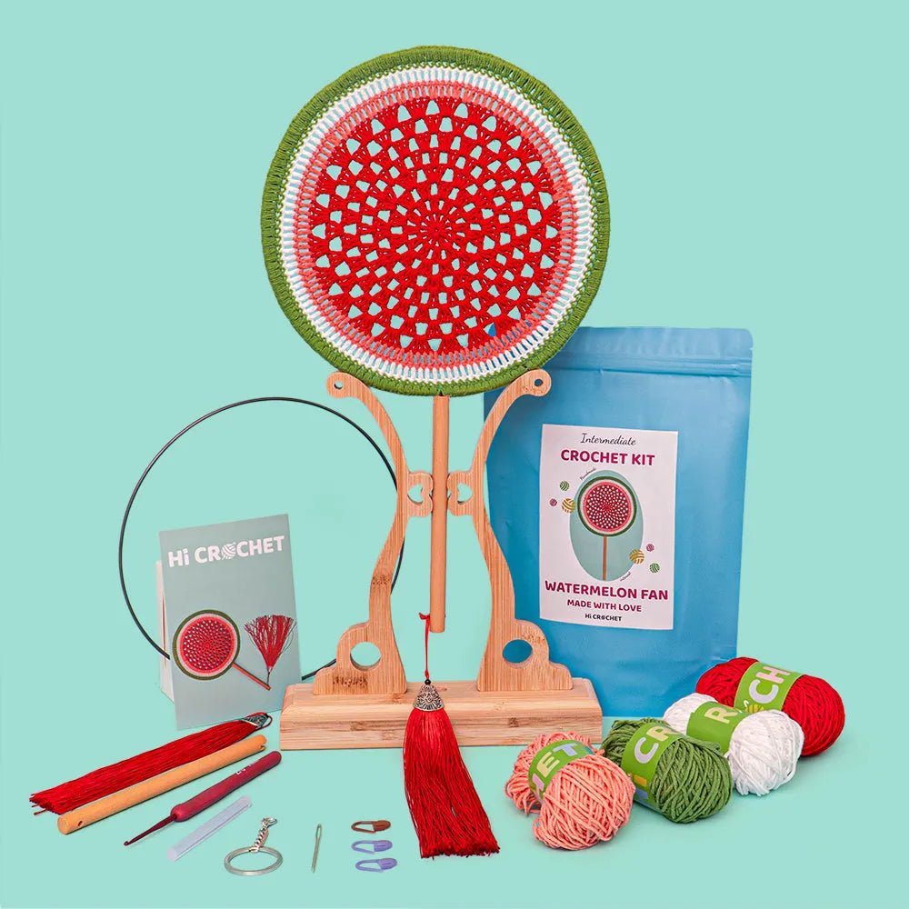 Watermelon Fan Crochet Kit - Image 2