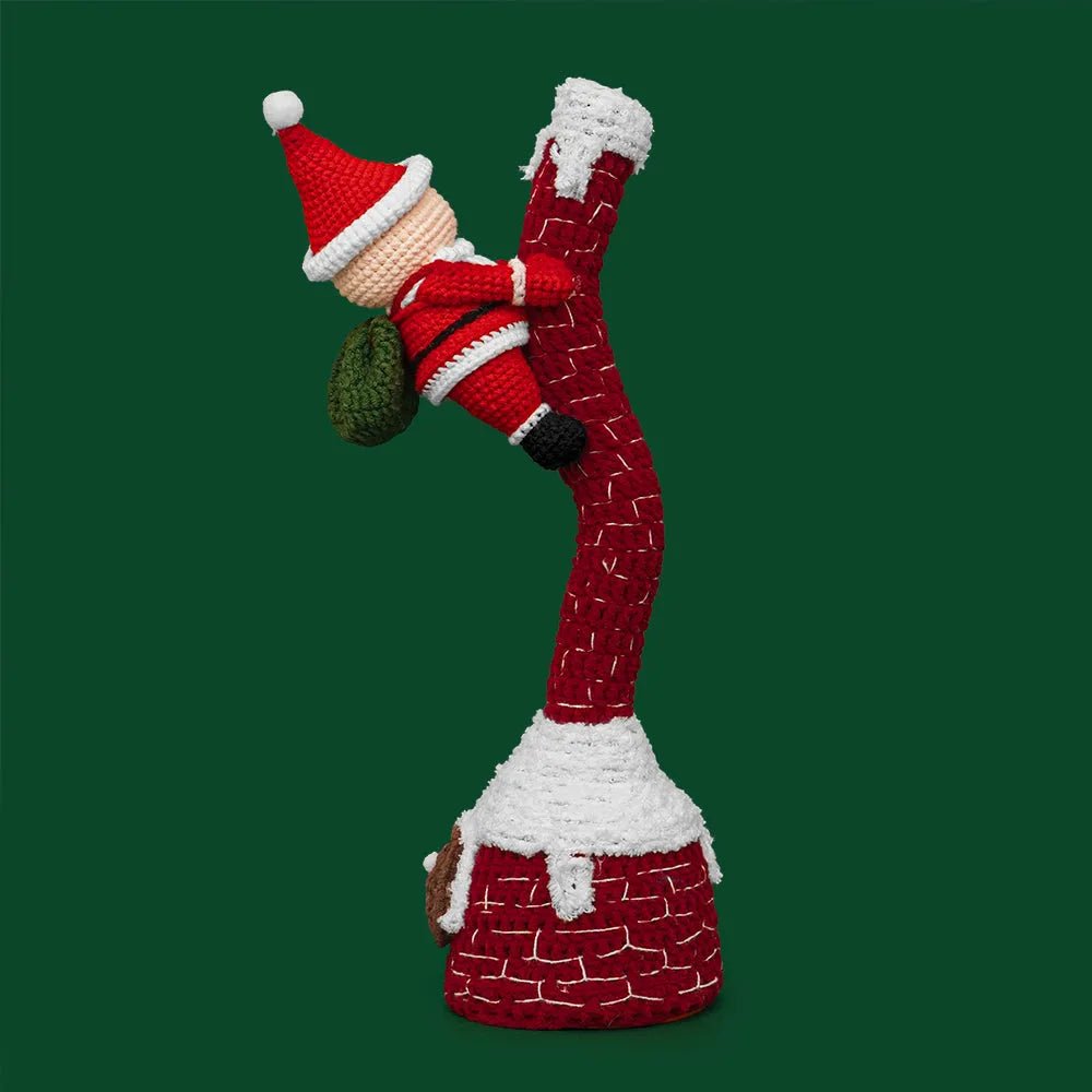 Singing and Dancing Christmas Climbing Santa Crochet Kit - Image 2