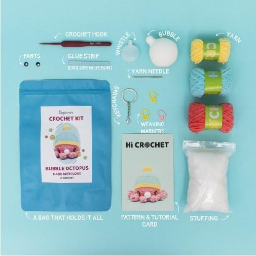 Press Bubble Animals Crochet Kit - Image 89