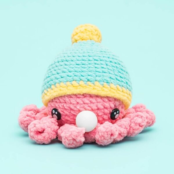 Bubble Octopus Crochet Kit-Pink