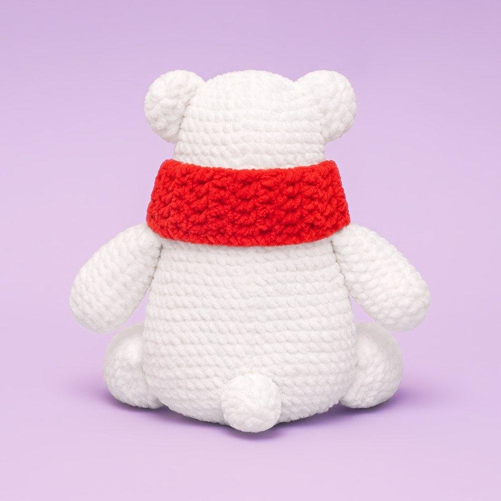 Press Bubble Scarf Bear Crochet Kit - Image 4