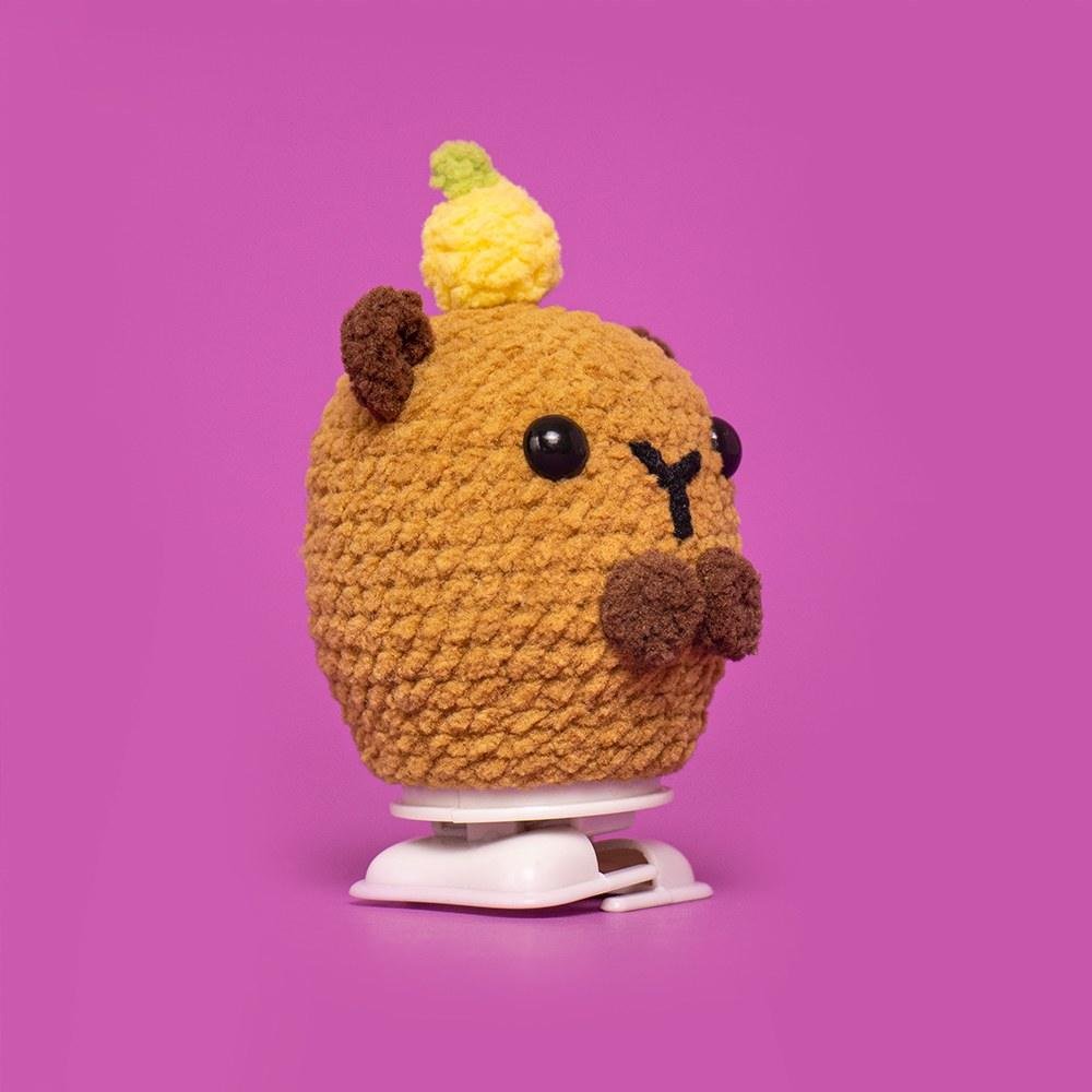 Cute Walking Capybara Crochet Kit - Image 3